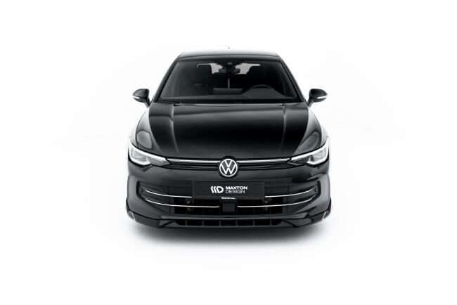 Maxton Design Frontlippe V.1 für VW Golf 8 Facelift Hochglanz schwarz