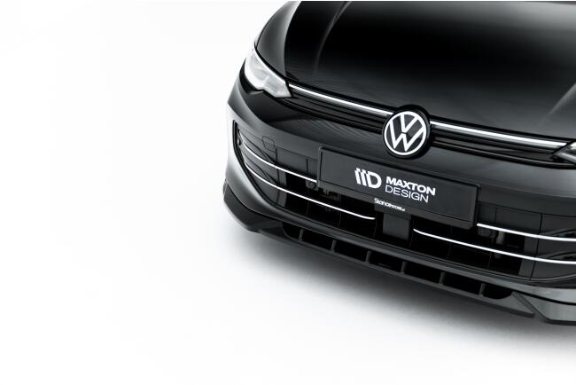 Maxton Design Frontlippe V.1 für VW Golf 8 Facelift Hochglanz schwarz