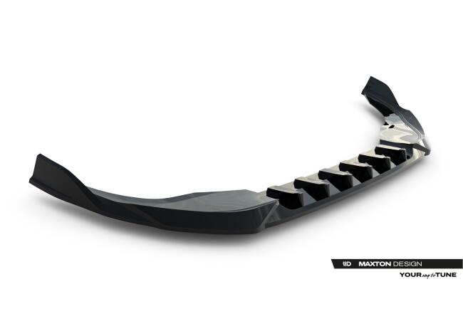 Maxton Design Frontlippe V.1 für VW Golf 8 Facelift Hochglanz schwarz