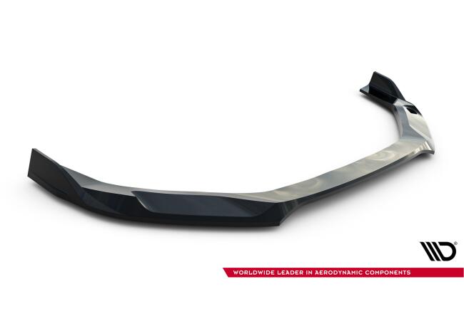 Maxton Design Frontlippe V.2 für Audi RS3 Limousine 8Y Facelift Hochglanz schwarz