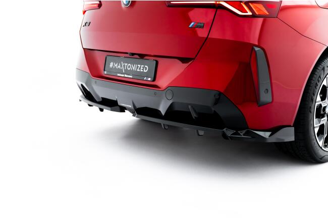 Maxton Design Heckdiffusor für BMW X3 M-Paket G45 Hochglanz schwarz