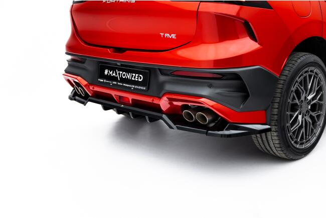 Maxton Design Heckdiffusor für Forthing T-Five Mk1 Hochglanz schwarz