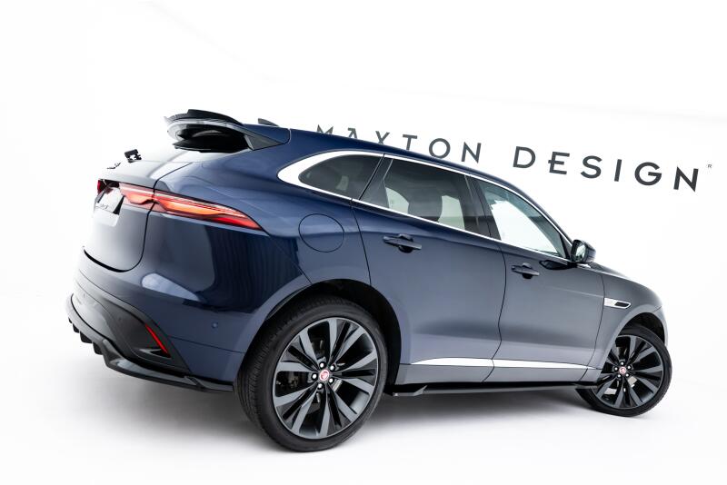 Maxton Design Heckdiffusor für Jaguar F-Pace R-Sport Mk1 Facelift Hochglanz schwarz
