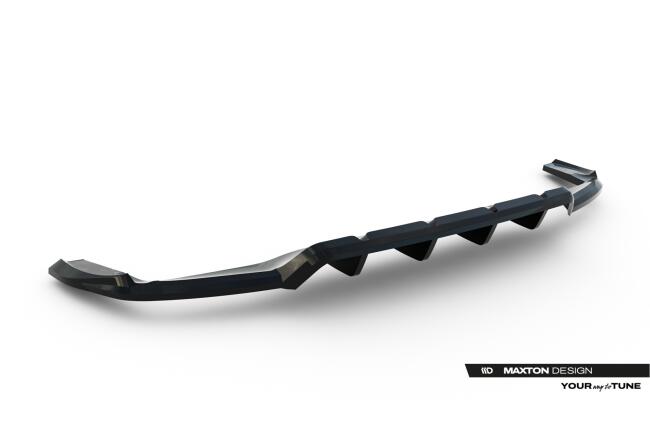 Maxton Design Heckdiffusor für Mercedes GLA 45 AMG X156 Facelift Hochglanz schwarz