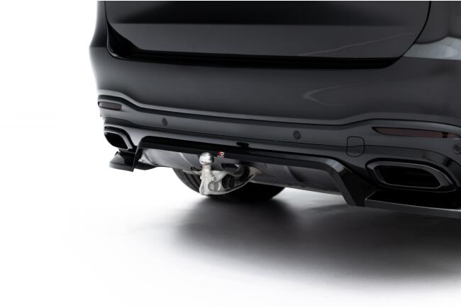 Maxton Design Heckdiffusor für Mercedes GLS AMG-Line X167 Facelift Hochglanz schwarz
