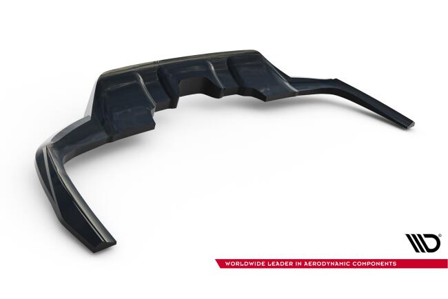 Maxton Design Heckdiffusor für Mercedes GLS AMG-Line X167 Facelift Hochglanz schwarz