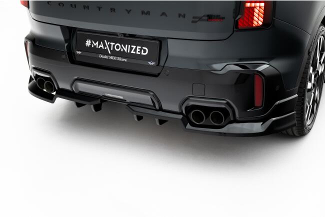 Maxton Design Heckdiffusor für Mini Countryman JCW U25 Hochglanz schwarz