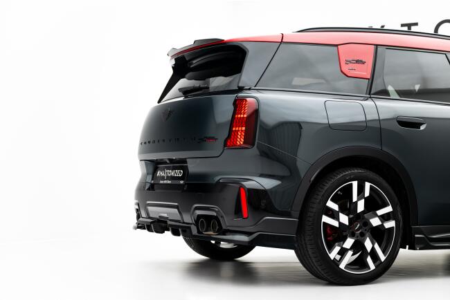 Maxton Design Heckdiffusor für Mini Countryman JCW U25 Hochglanz schwarz