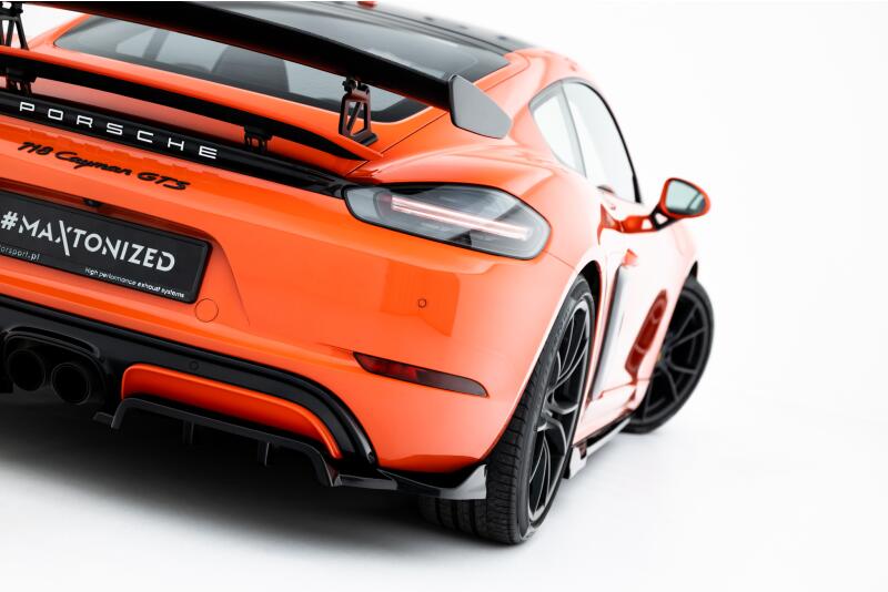 Maxton Design Heckdiffusor für Porsche 718 Cayman GTS 982c Hochglanz schwarz