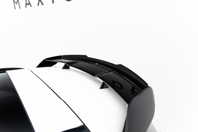 Maxton Design Heckspoiler Lippe für Mercedes GLA 45 AMG X156 Facelift Hochglanz schwarz