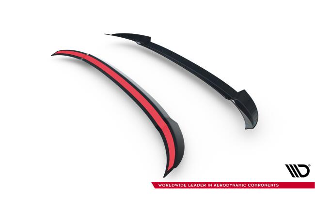 Maxton Design Heckspoiler Lippe für Skoda Kodiaq Mk2 Hochglanz schwarz