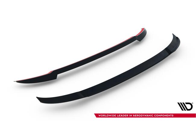 Maxton Design Heckspoiler Lippe für Skoda Kodiaq Mk2 Hochglanz schwarz