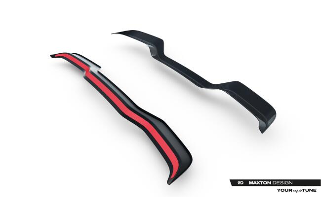 Maxton Design Heckspoiler Lippe für Toyota C-HR Mk2 Hochglanz schwarz