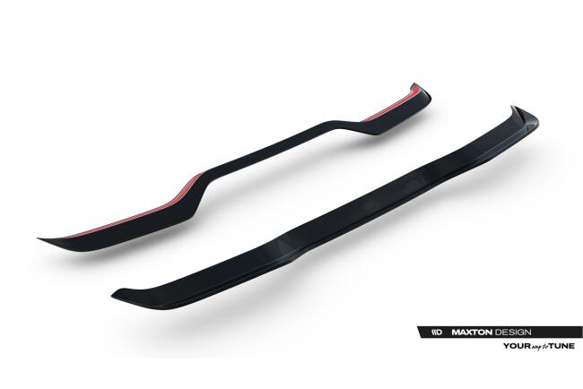 Maxton Design Heckspoiler Lippe für Toyota C-HR Mk2 Hochglanz schwarz