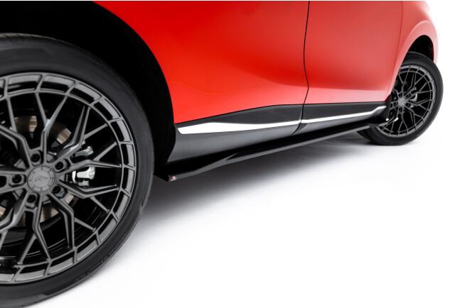 Maxton Design Seitenschweller (Paar) für Forthing T-Five Mk1 Hochglanz schwarz