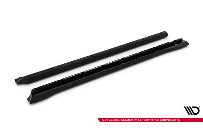 Maxton Design Seitenschweller (Paar) für Forthing T-Five Mk1 Hochglanz schwarz