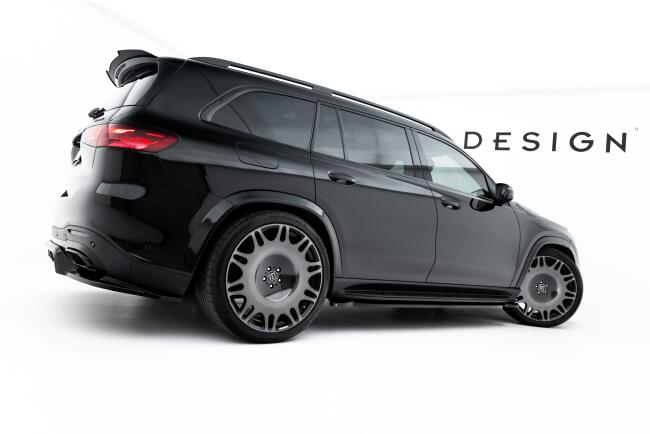 Maxton Design Seitenschweller (Paar) für Mercedes GLS AMG-Line X167 Facelift Hochglanz schwarz