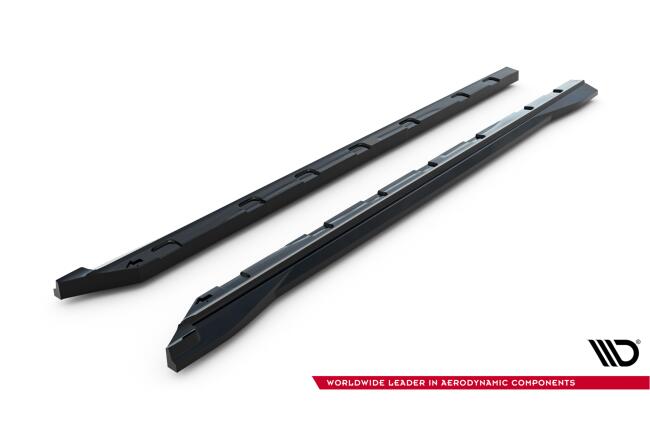 Maxton Design Seitenschweller (Paar) für MG HS Mk1 Facelift Hochglanz schwarz