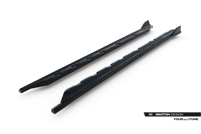 Maxton Design Seitenschweller (Paar) für VW Golf 8 Facelift Hochglanz schwarz