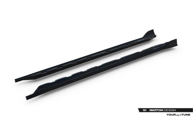 Maxton Design Seitenschweller (Paar) für VW Golf 8 Facelift Hochglanz schwarz