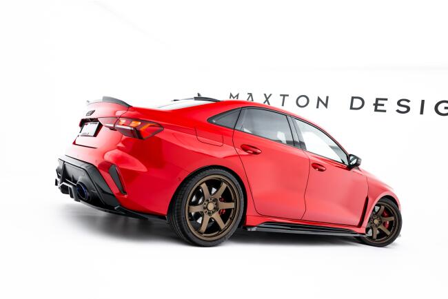 Maxton Design Seitenschweller (Paar) V.1 für Audi RS3 Limousine 8Y / 8Y Facelift Hochglanz schwarz