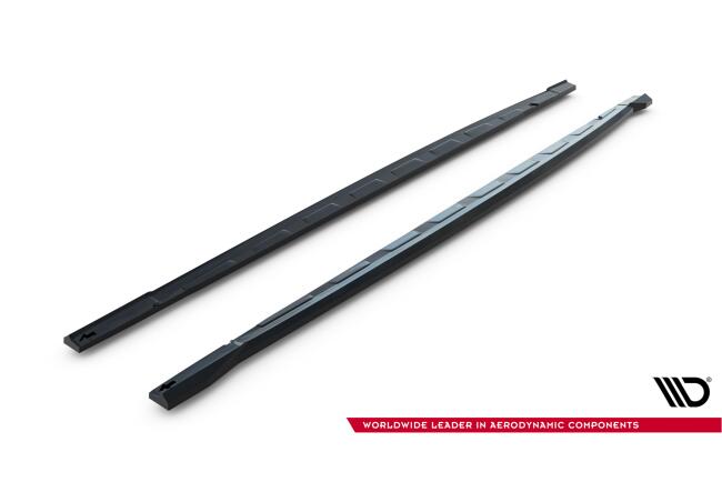 Maxton Design Seitenschweller (Paar) V.1 für Audi RS3 Limousine 8Y / 8Y Facelift Hochglanz schwarz