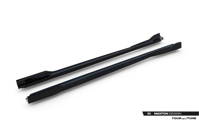 Maxton Design Seitenschweller (Paar) V.1 für BMW X3 M-Paket G45 Hochglanz schwarz