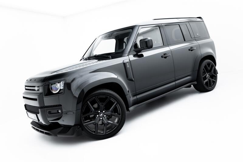 Maxton Design Seitenschweller (Paar) V.1 für Land Rover Defender 110 Mk4 Hochglanz schwarz