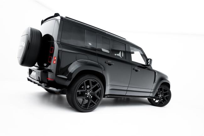 Maxton Design Seitenschweller (Paar) V.1 für Land Rover Defender 110 Mk4 Hochglanz schwarz