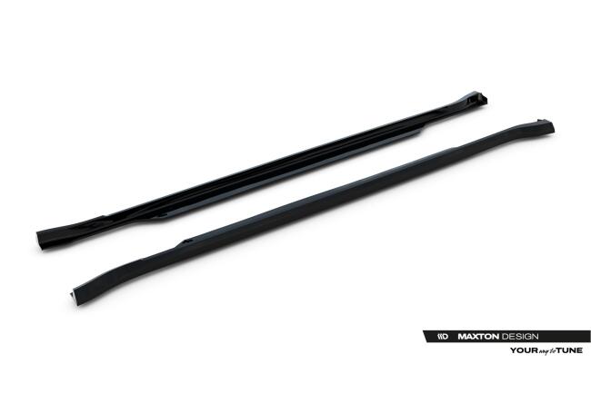 Maxton Design Seitenschweller (Paar) V.1 für Land Rover Defender 110 Mk4 Hochglanz schwarz