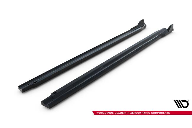 Maxton Design Seitenschweller (Paar) V.2 für Alfa Romeo Stelvio Mk1 Hochglanz schwarz