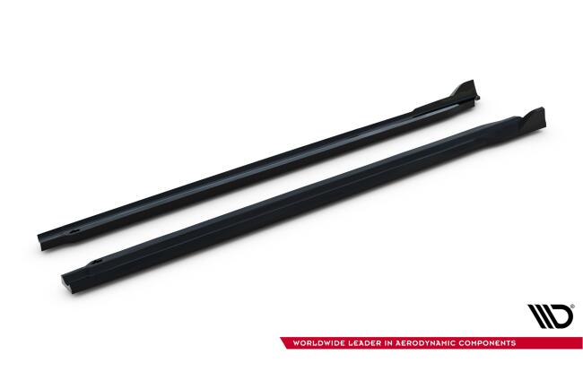 Maxton Design Seitenschweller (Paar) V.2 für Alfa Romeo Stelvio Mk1 Hochglanz schwarz