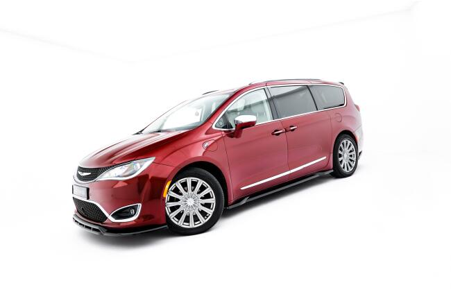 Maxton Design Seitenschweller (Paar) V.2 für Chrysler Pacifica Mk2 Hochglanz schwarz