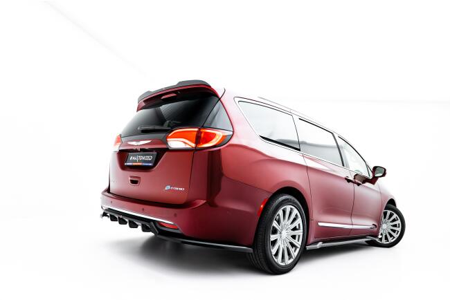 Maxton Design Seitenschweller (Paar) V.2 für Chrysler Pacifica Mk2 Hochglanz schwarz