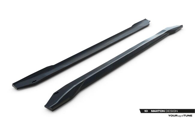 Maxton Design Seitenschweller (Paar) V.2 für Chrysler Pacifica Mk2 Hochglanz schwarz