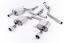 Milltek Sport Auspuffanlage für Audi A5 (8T / 8F) 2.0 TFSI Coupe / Cabrio (Frontantrieb und Quattro) 2008-2012 Poliert 2 x 100mm
