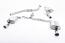 Milltek Sport Auspuffanlage für Audi A4 (B8) / A5 (8T) 2.0 TFSI S-Line Tiptronic mit S4 / S5 Heckstoßstange 2008-2012 Poliert 2 x 100mm
