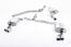 Milltek Sport Auspuffanlage für Audi A4 (B8) / A5 (8T) 2.0 TFSI S-Line Tiptronic mit S4 / S5 Heckstoßstange 22008-2012 Poliert 4 x 80mm