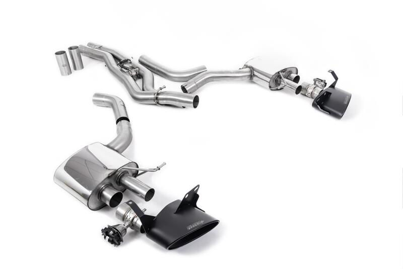 Milltek Sport Auspuffanlage für Audi RS6 / RS7 Sportback (C8) 4.0 V8 Biturbo 2019-2026 Schwarz oval