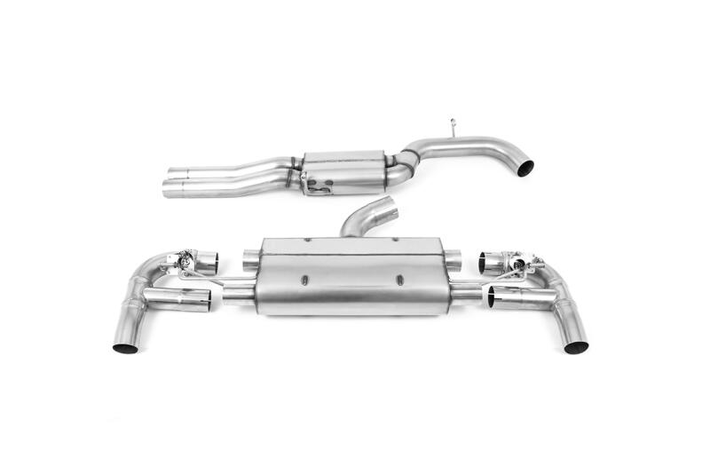 Milltek Sport Auspuffanlage für Audi RS3 Sportback (8V) Facelift 2.5 TFSI 400 PS Ø80mm 2017-2020 Poliert