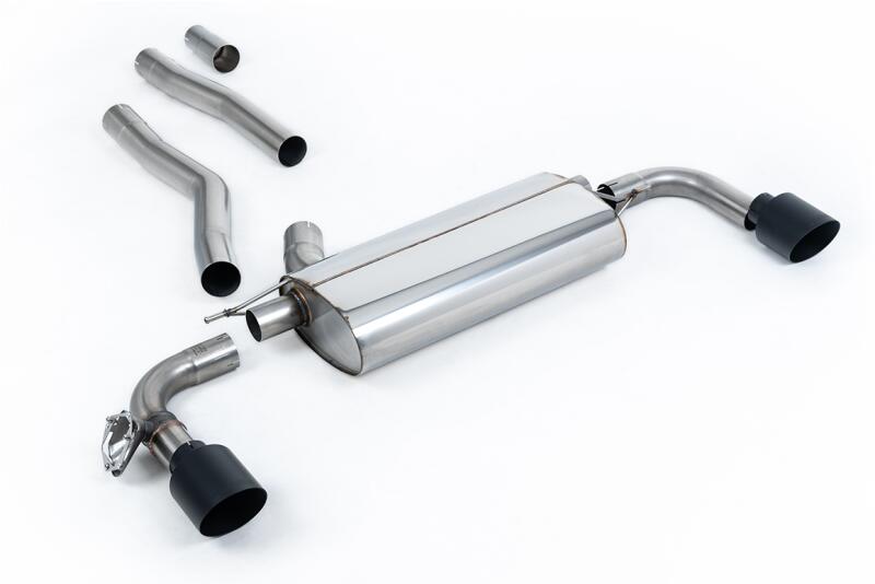 Milltek Sport Auspuffanlage für BMW 1er (F40)128ti 5-Türer 265 PS (mit OPF) 2020-2024 Schwarz 115mm