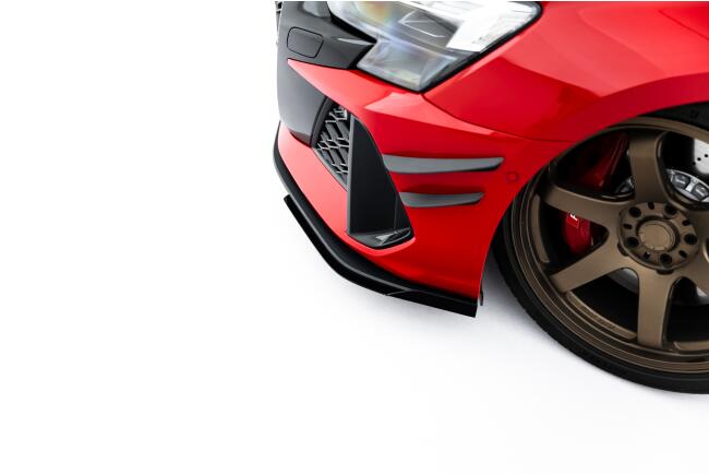 Flaps für Street Pro Frontlippe für Audi RS3 Limousine 8Y Facelift Hochglanz schwarz
