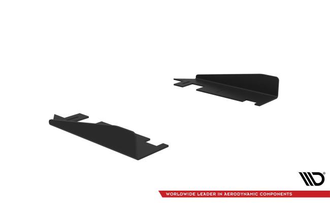 Flaps für Street Pro Seitenschweller für Audi A7 RS7-Look C7 Hochglanz schwarz