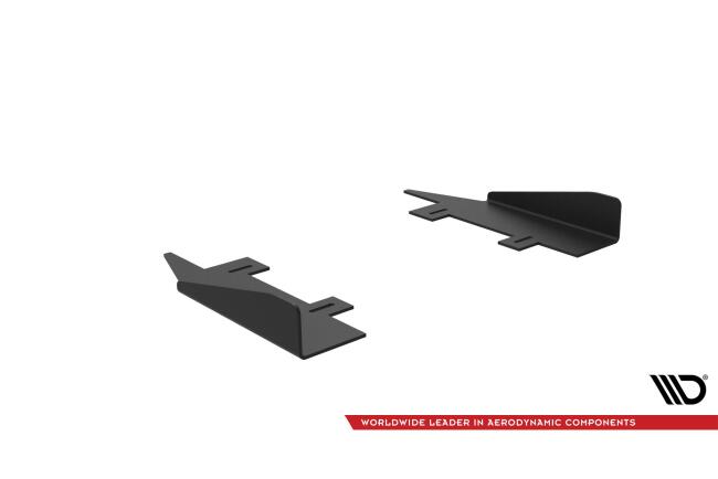 Flaps für Street Pro Seitenschweller für Audi A7 RS7-Look C7 Hochglanz schwarz