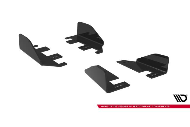 Flaps für Street Pro Seitenschweller für VW Golf R 8 / 8 Facelift Hochglanz schwarz