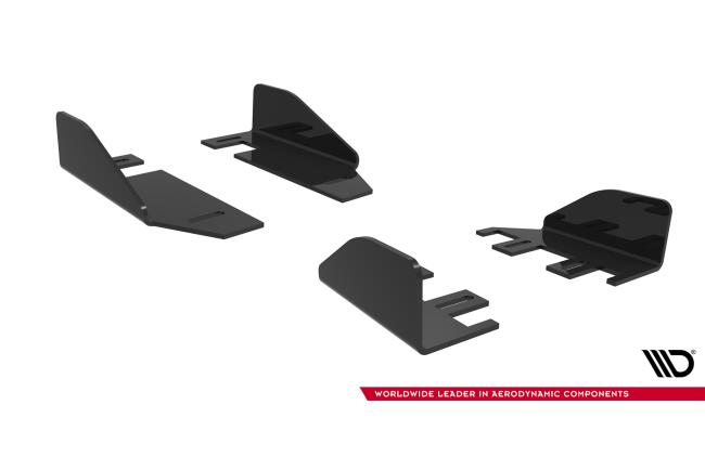 Flaps für Street Pro Seitenschweller für VW Golf R 8 / 8 Facelift Hochglanz schwarz