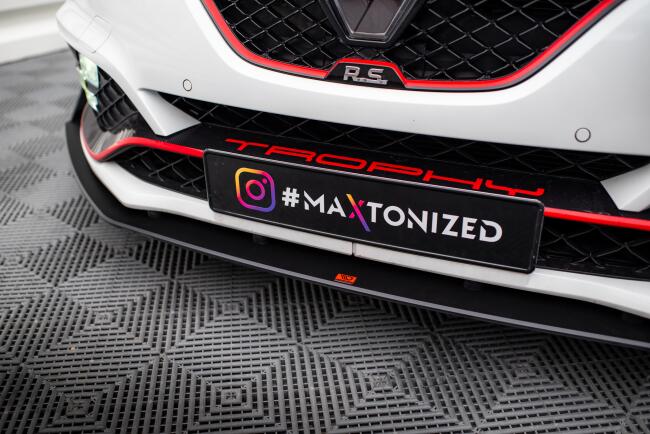 Street Pro Frontlippe für Renault Megane RS Mk4 Schwarz matt