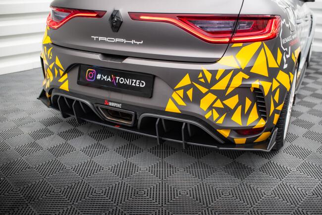 Street Pro Heckdiffusor für Renault Megane RS Mk4 Rot