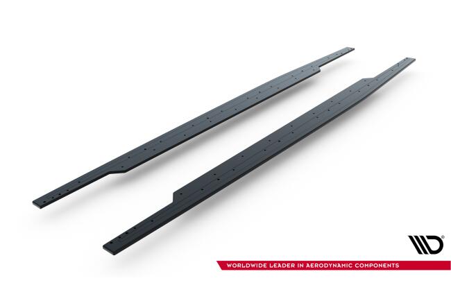 Street Pro Seitenschweller für Audi RS3 Limousine 8Y Facelift Schwarz matt