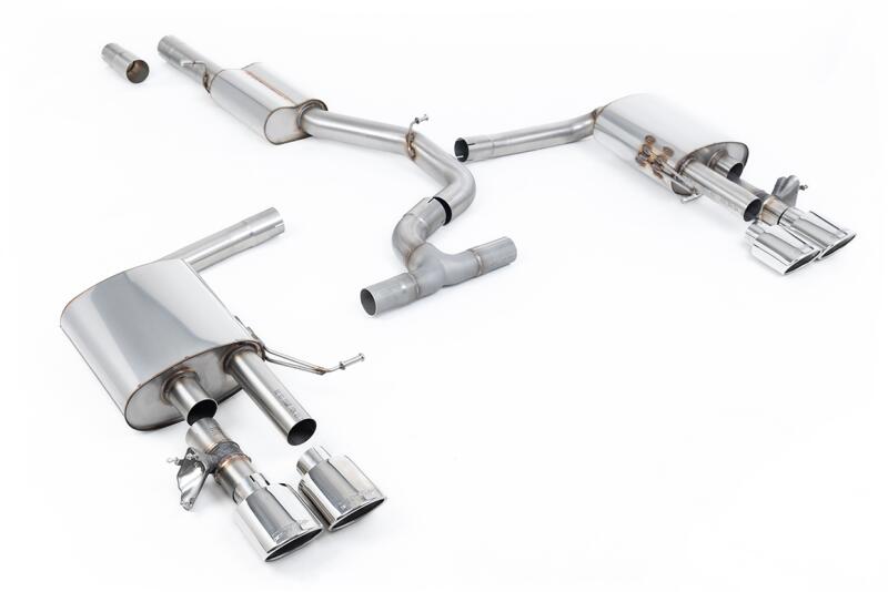 Milltek Sport Auspuffanlage für VW Arteon R 2.0TSI 320 PS 4Motion (mit OPF) 2022- Poliert oval